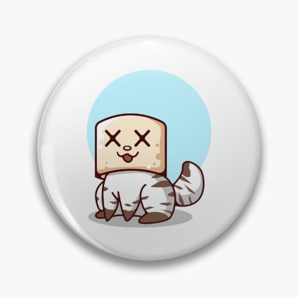 Item preview, A Small Cat Wearing a Marshmello Mask   designed and sold by andhew.