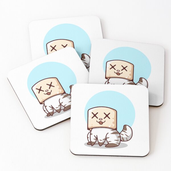 Item preview, A Small Cat Wearing a Marshmello Mask   designed and sold by andhew.