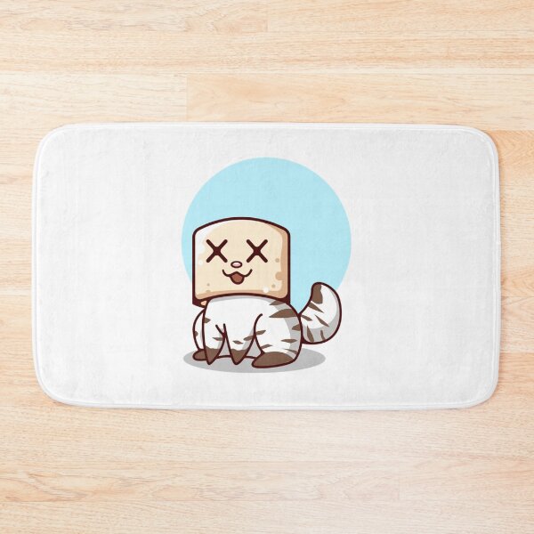 Item preview, A Small Cat Wearing a Marshmello Mask   designed and sold by andhew.