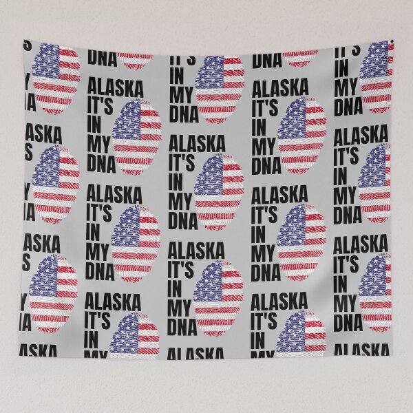 Item preview, Alaska USA ITS IN MY DNA, Alaska AMERICAN  ROOTS BIRTHDAY, CHRISTMAS AND HOLIDAY or even college GIF designed and sold by andhew.