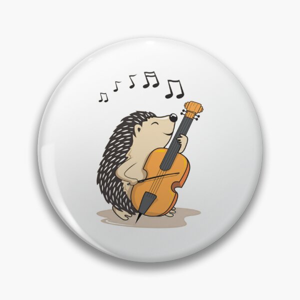 Item preview, Funny Hedgehog playing the violin   designed and sold by andhew.