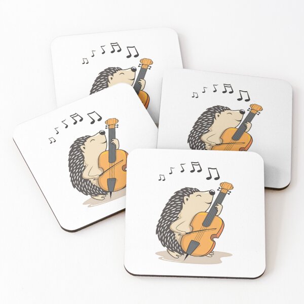 Item preview, Funny Hedgehog playing the violin   designed and sold by andhew.