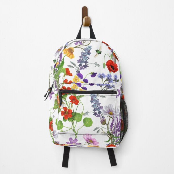 Item preview, Wild Flowers on White Colorful and Bright designed and sold by Groovy Gringa.