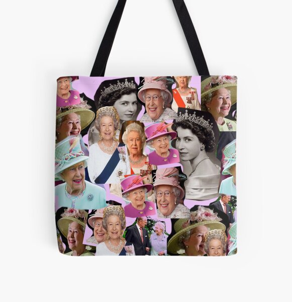 HRH Queen Elizabeth II All Over Print Tote Bag
