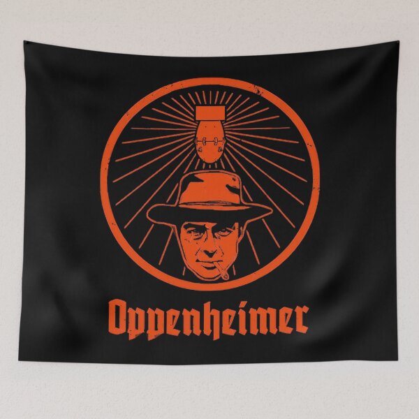 Item preview, Oppenheimer Inspired Booze Logo Parody designed and sold by FootZekeChic.