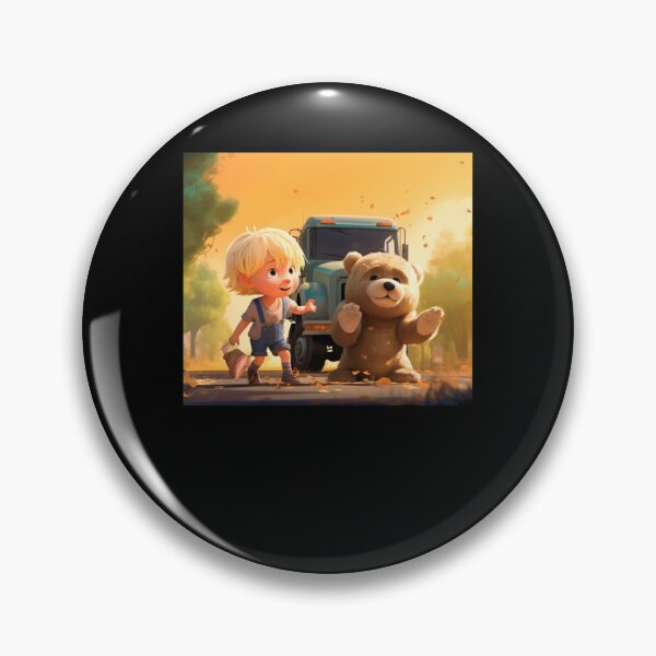 Item preview, cartoon trash truck designed and sold by ClothingKellen.