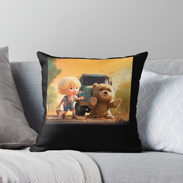 Item preview, cartoon trash truck designed and sold by ClothingKellen.