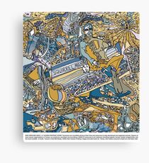 Who Rescued Who? / A Tucson Portrait Story with text Canvas Print