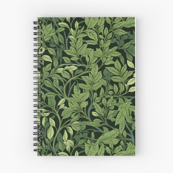 Item preview, Vintage 3D Green Leaves Pattern designed and sold by SmallDesignBarn.