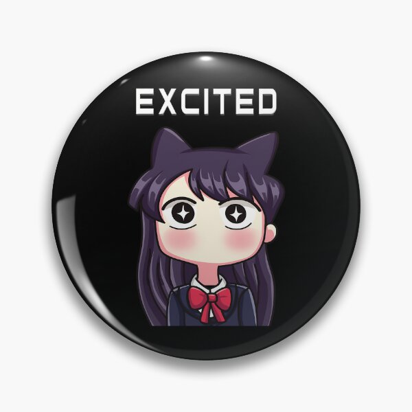 Item preview, Red Moon - Komi Can't Communicate Komi San Retro - Komi Shouko Excited designed and sold by WriliesSpears.