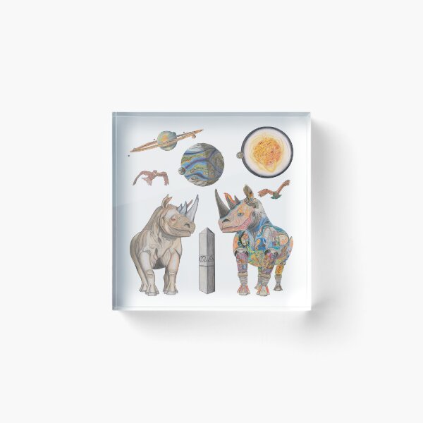 Item preview, A Rhinos and Mechanical Rhino designed and sold by AJLeibengeist.