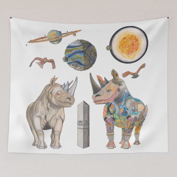 Item preview, A Rhinos and Mechanical Rhino designed and sold by AJLeibengeist.