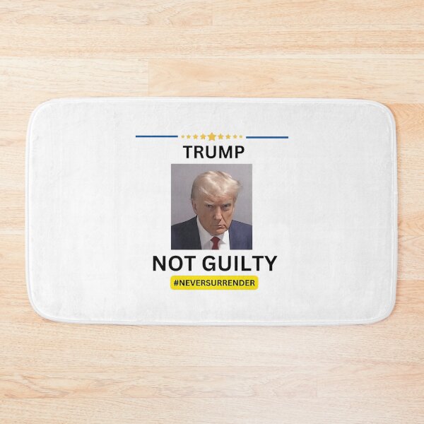 Item preview, Donald Trump Police Mugshot Photo  Not Guilty 45-47 President Tee shirt DJT arrest US presidential elections Trump Support Tee designed and sold by AshtonYorkClos.