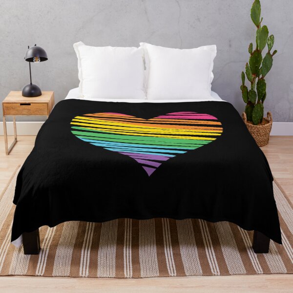 Item preview, LGBTQ Pride Month - Rainbow Heart designed and sold by SevenDotsDesign.