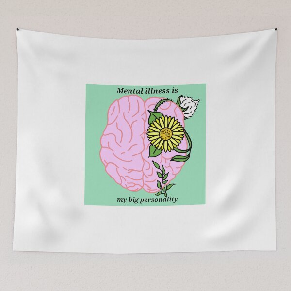 Item preview, Mental health flower  designed and sold by PsychaLicoious.