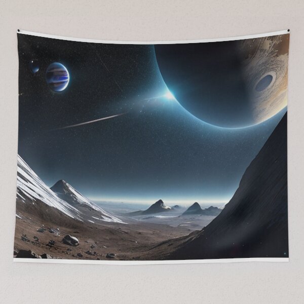 Item preview, An Alien world with multiple planets near by designed and sold by Down Unda Store.
