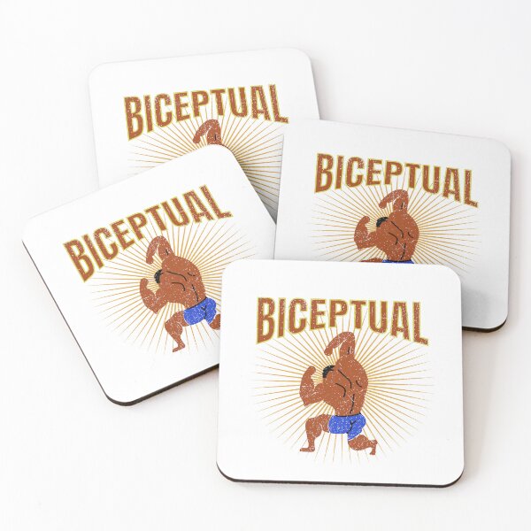 Item preview, Funny Biceptual Gym Guy designed and sold by CyberYogi.