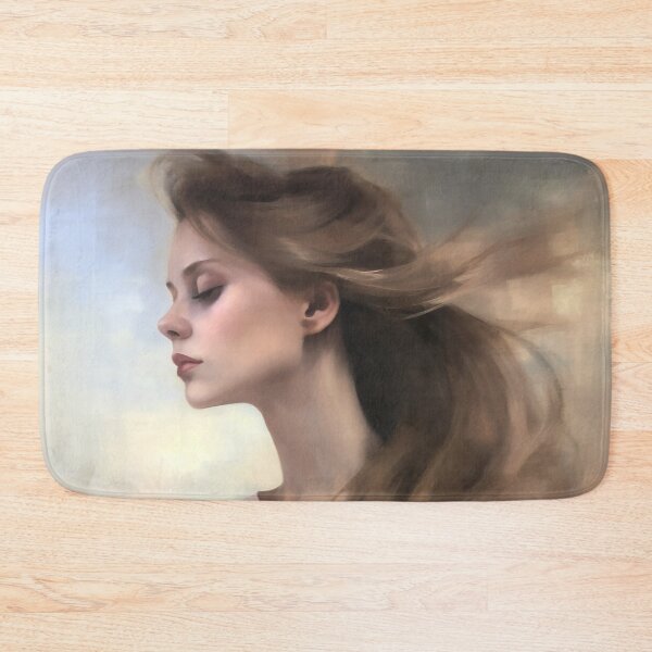 Item preview, Coquette aesthetic vintage painting of a sad woman designed and sold by Coquette Art.