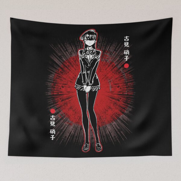 Item preview, Red Moon - Komi Can't Communicate Komi San Retro - Komi Shouko designed and sold by WriliesSpears.