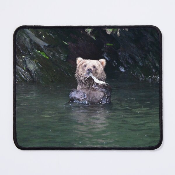 Item preview, Kodiak Bear with fish designed and sold by EaglemasterArts.