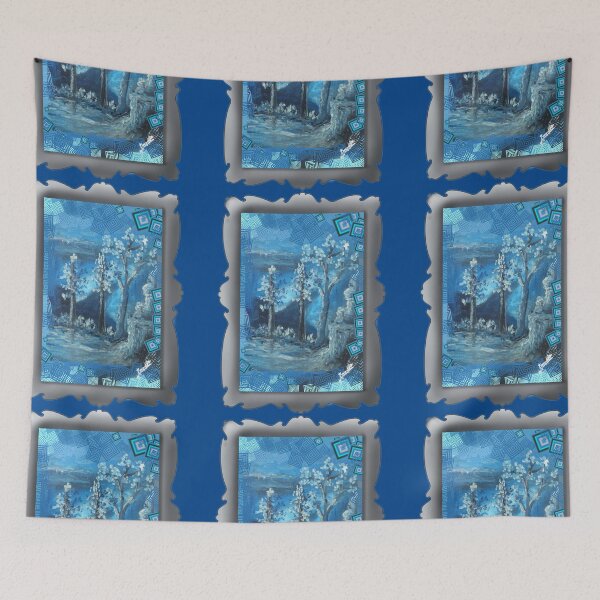 Item preview, Ultramarine Natures cape     designed and sold by Red bubble Artist.