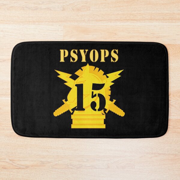Item preview, Army - PSYOPS w Branch Insignia - 15th Battalion Numeral designed and sold by Military Insignia Products.