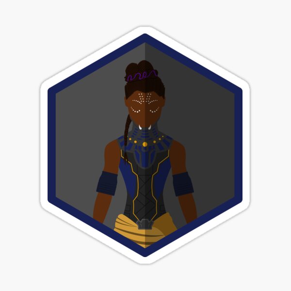 Shuri Character Icon Fanart Sticker