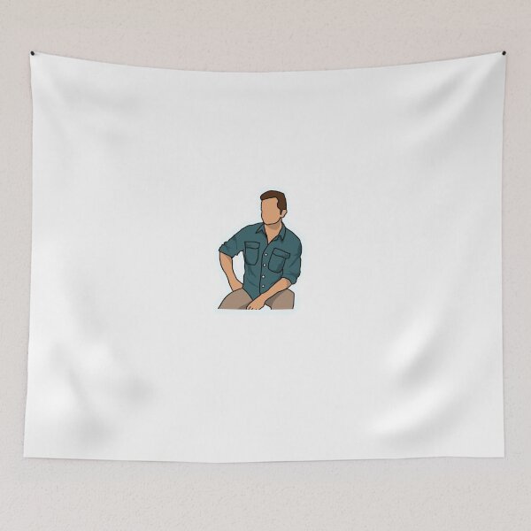 Item preview, Jeff Probst sitting designed and sold by BluebonnetBrush.