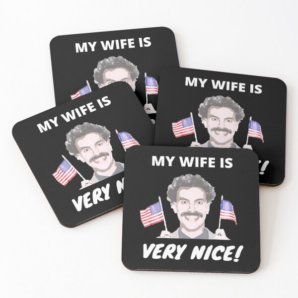 Item preview, Borat - My Wife Is Very Nice! designed and sold by CocoonsMarisol.