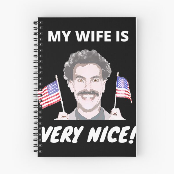 Item preview, Borat - My Wife Is Very Nice! designed and sold by CocoonsMarisol.