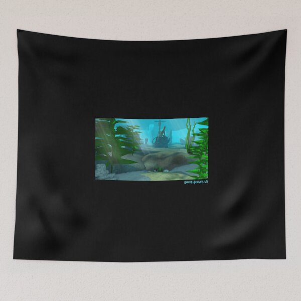 Item preview, The Epic Cool Underwater Shipwreck 3D Game picture (used in the Cover Logo for Squid Smack VR!) designed and sold by SquidSmackMerch.