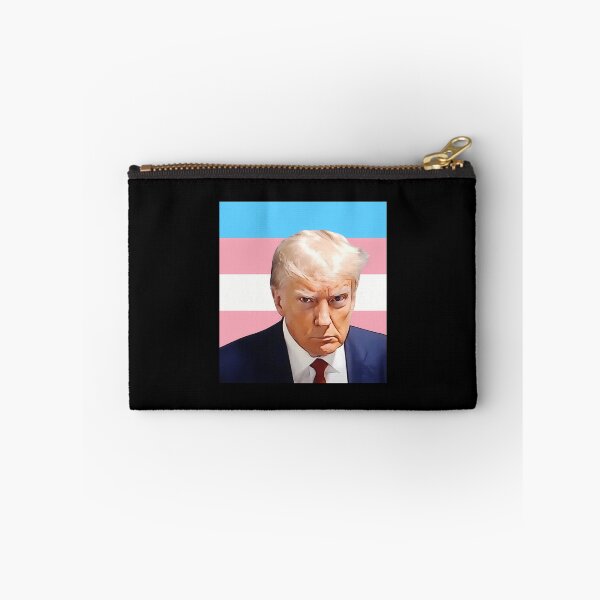 Item preview, DONALD TRUMP TRANS PRIDE FLAG MUGSHOT designed and sold by AshtonYorkClos.