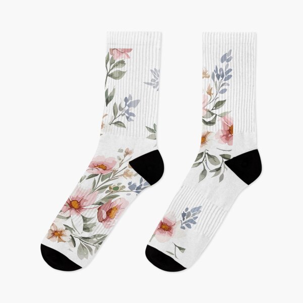 Artikelvorschau, „Blühende Schönheit: Blumenmuster-Illustration auf weißem Hintergrund“ entworfen und verkauft von Superbdeal.
