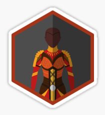 Okoye Character Icon Fanart Sticker