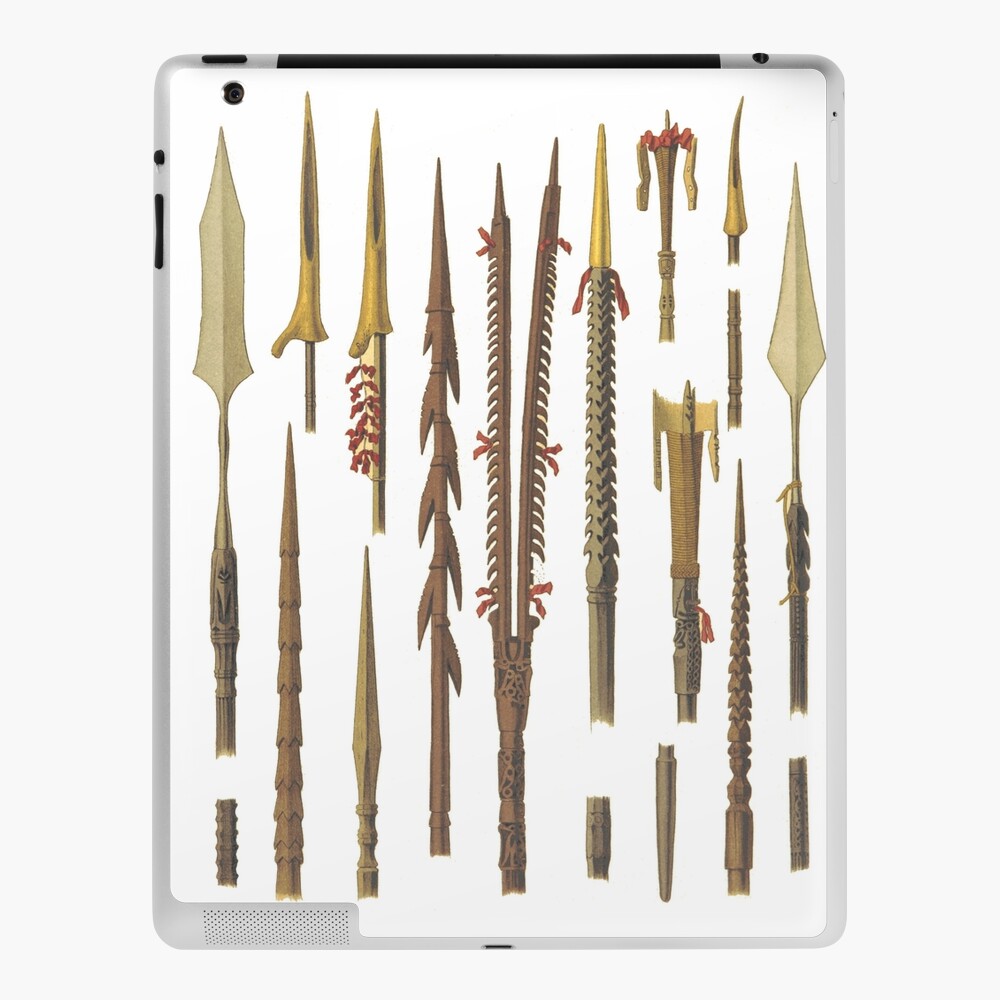 African spears and weapons for fishing | Art Board Print