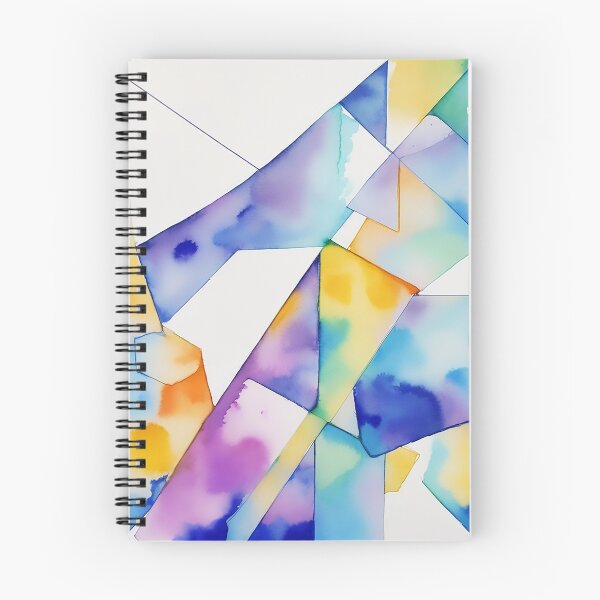 Item preview, Mastering Abstract Watercolor Art: Fusion of Fluidity and Geometric Precision with Masking Tape designed and sold by CharmingChic.