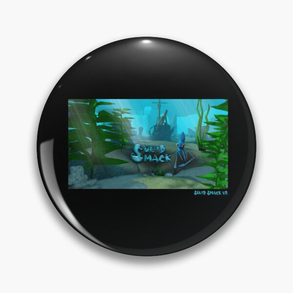 Item preview, The Epic Cool Squid Smack Logo and Underwater Shipwreck 3D Game picture (used in the Cover Logo for Squid Smack VR!) designed and sold by SquidSmackMerch.
