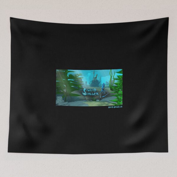 Item preview, The Epic Cool Squid Smack Logo and Underwater Shipwreck 3D Game picture (used in the Cover Logo for Squid Smack VR!) designed and sold by SquidSmackMerch.