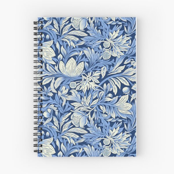 Item preview, Modern Blue 3D Floral Leaves Wallpaper Design designed and sold by SmallDesignBarn.