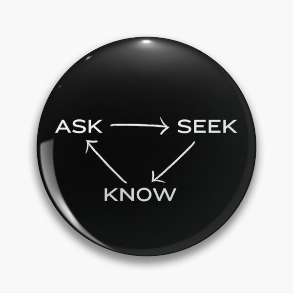 Item preview, Ask, Seek, Know - Leadership, Philosophy, and Intellectual Quotes designed and sold by ethanzakicab.