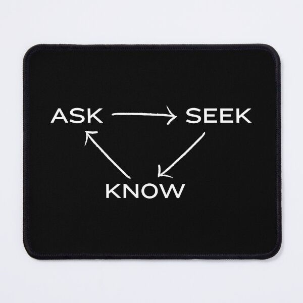 Item preview, Ask, Seek, Know - Leadership, Philosophy, and Intellectual Quotes designed and sold by ethanzakicab.