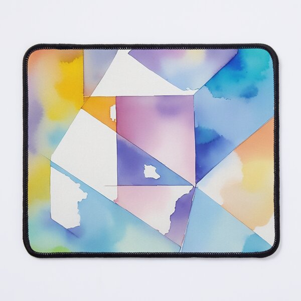Item preview, Mastering Abstract Watercolor Art: Fusion of Fluidity and Geometric Precision with Masking Tape designed and sold by CharmingChic.