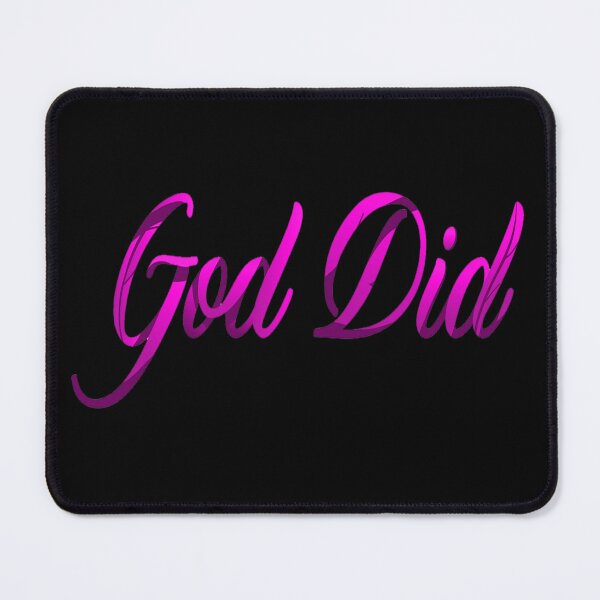 Item preview, God Did, Official Kai God Did Merch, AMP God Did Catchphrase Pink Logo Hoodies, T-Shirts & More designed and sold by Rhetorical Run.