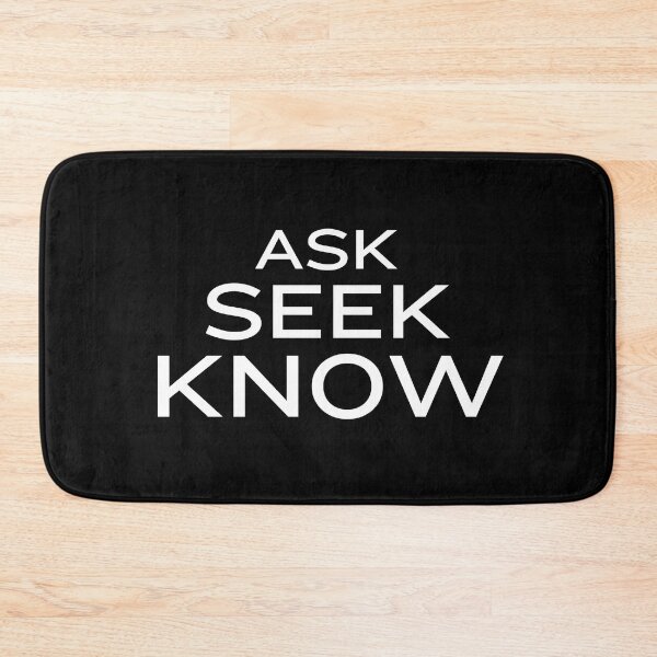 Item preview, Ask Seek Know - Leadership, Philosophy, and Intellectual Quotes designed and sold by ethanzakicab.