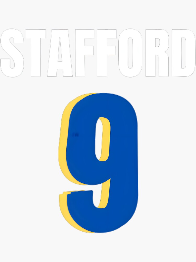 Matthew Stafford Jersey Tee - Los Angeles Rams - Sticker