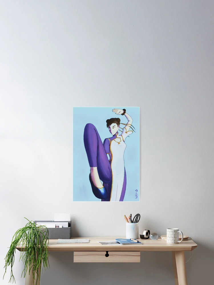 Thumbnail 2 of 3, Poster, Chun Li designed and sold by Uniko_art.