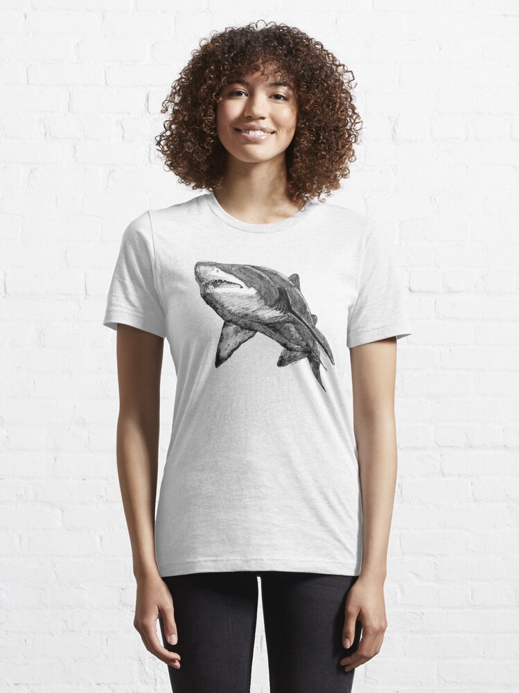 Thumbnail 6 of 7, Essential T-Shirt, Nancy the Grey Nurse Shark designed and sold by Wildcard-Sue.
