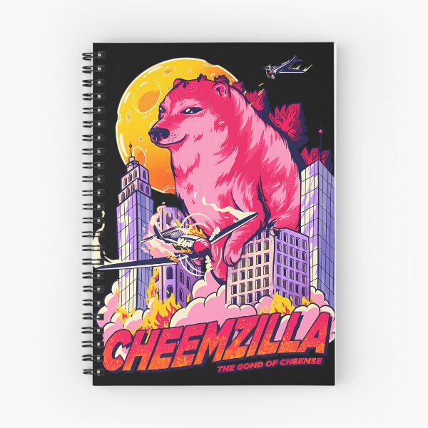 Item preview, Cheemzilla - The Gomd of Cheemse designed and sold by ChicArtlondon.