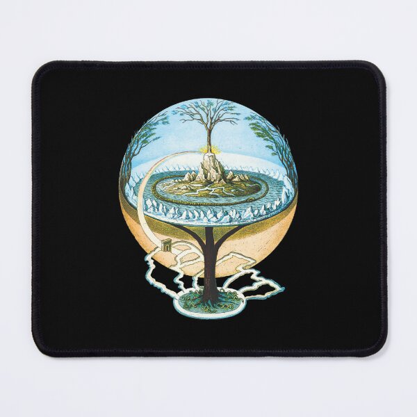 Item preview, Flat Earth Anceint Norse Cosmology Concept designed and sold by chengllondon.
