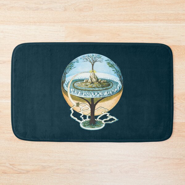 Item preview, Flat Earth Anceint Norse Cosmology Concept designed and sold by chengllondon.